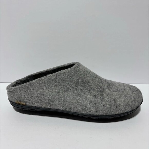 Glerups Men’s Slip-On Natural Rubber Sole Grey, Size US 14 M, EUR 48 - Picture 1 of 5